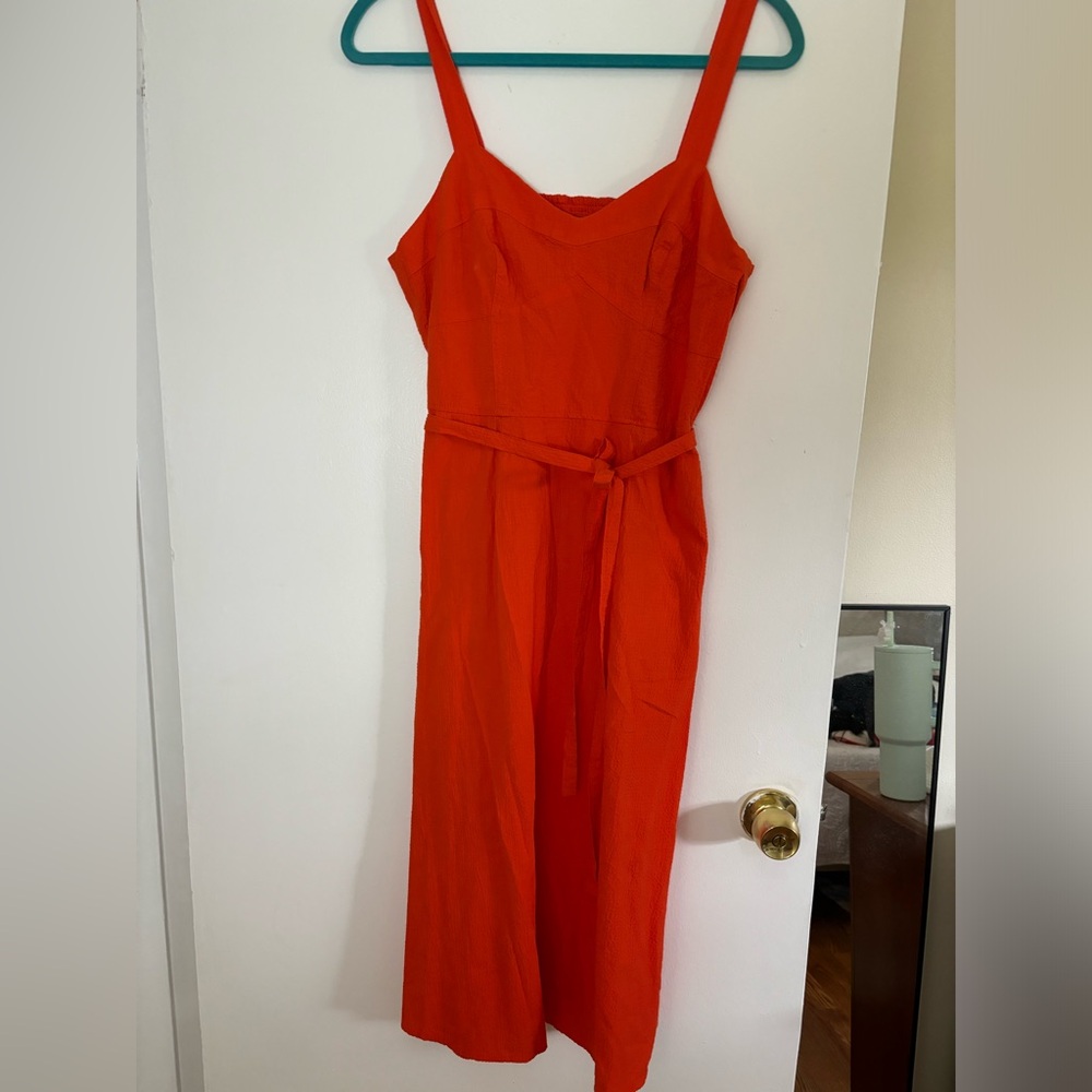 Orange summer dress